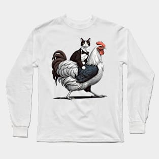 Tuxedo Cat Long Sleeve T-Shirt